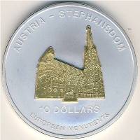 (№2005km43) Монета Науру 2005 год 10 Dollars (Святого Стефана)